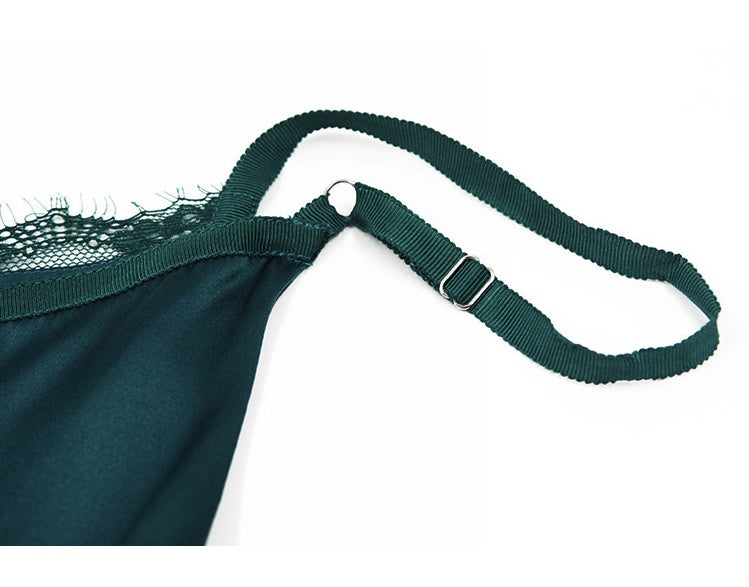 Silk suspender nightdress