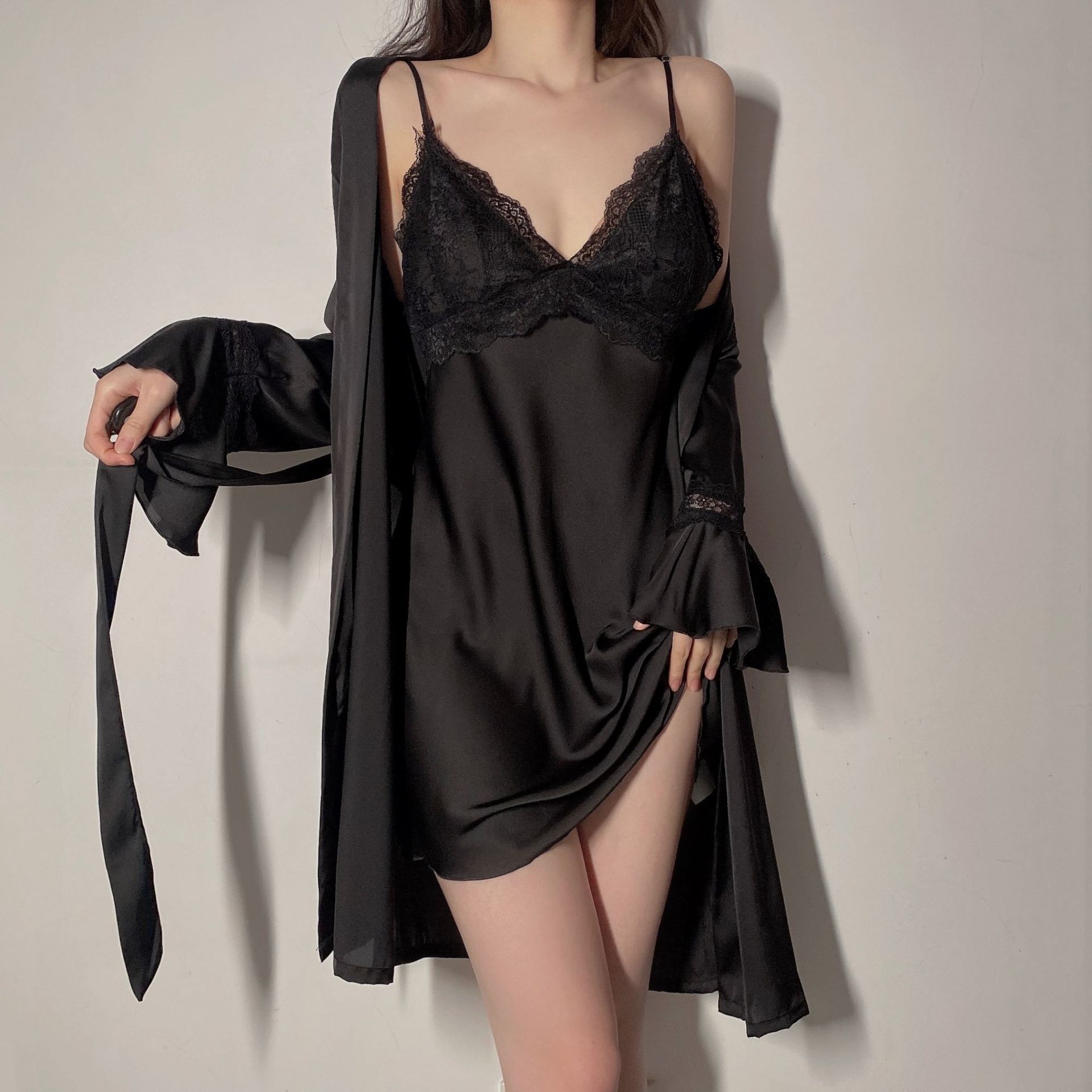 Women's Spring And Summer Sling Nightgown