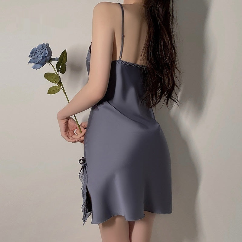Satin Plus-Size Camisole And Pajama Set