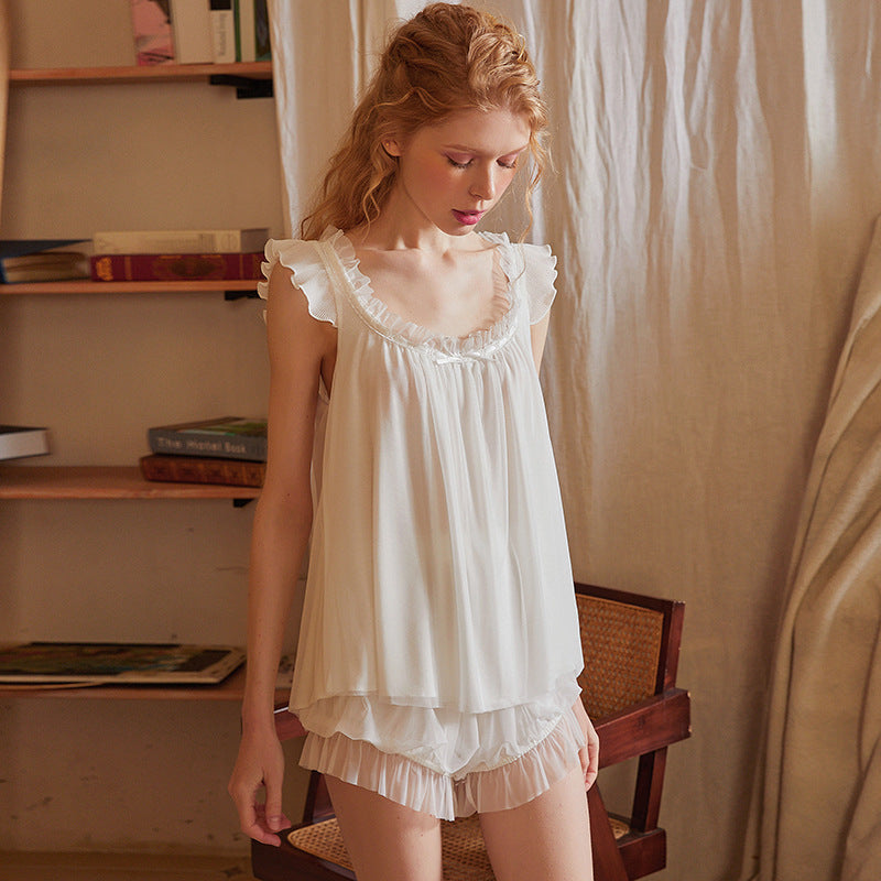 Court Sling Cotton Pajamas Suit