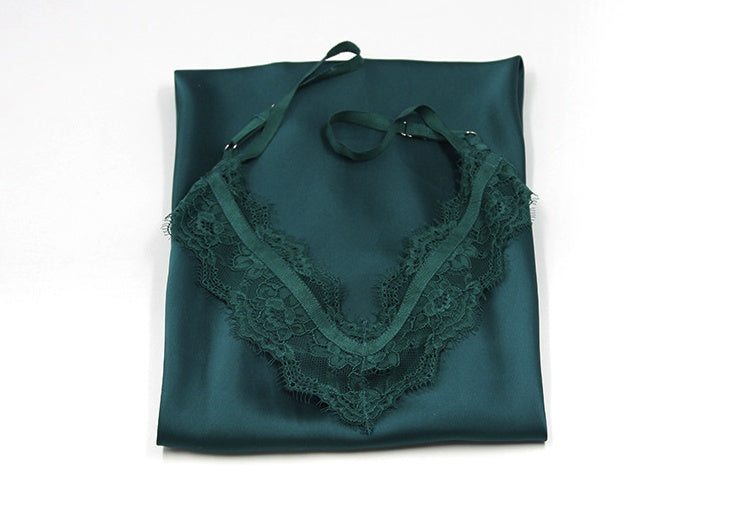 Silk suspender nightdress