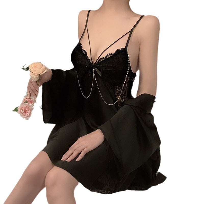 Lightweight French-style Silk Pajamas And Loungewear With A Subtly Seductive, Pure Aesthetic