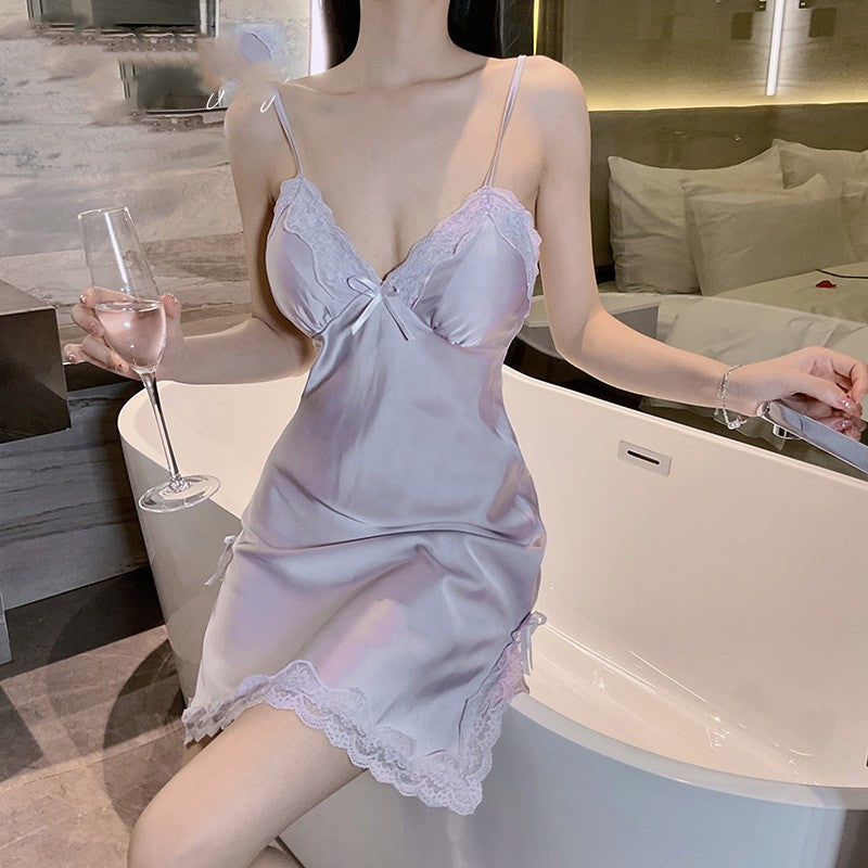 Sexy Lace Sling Pajamas High-grade