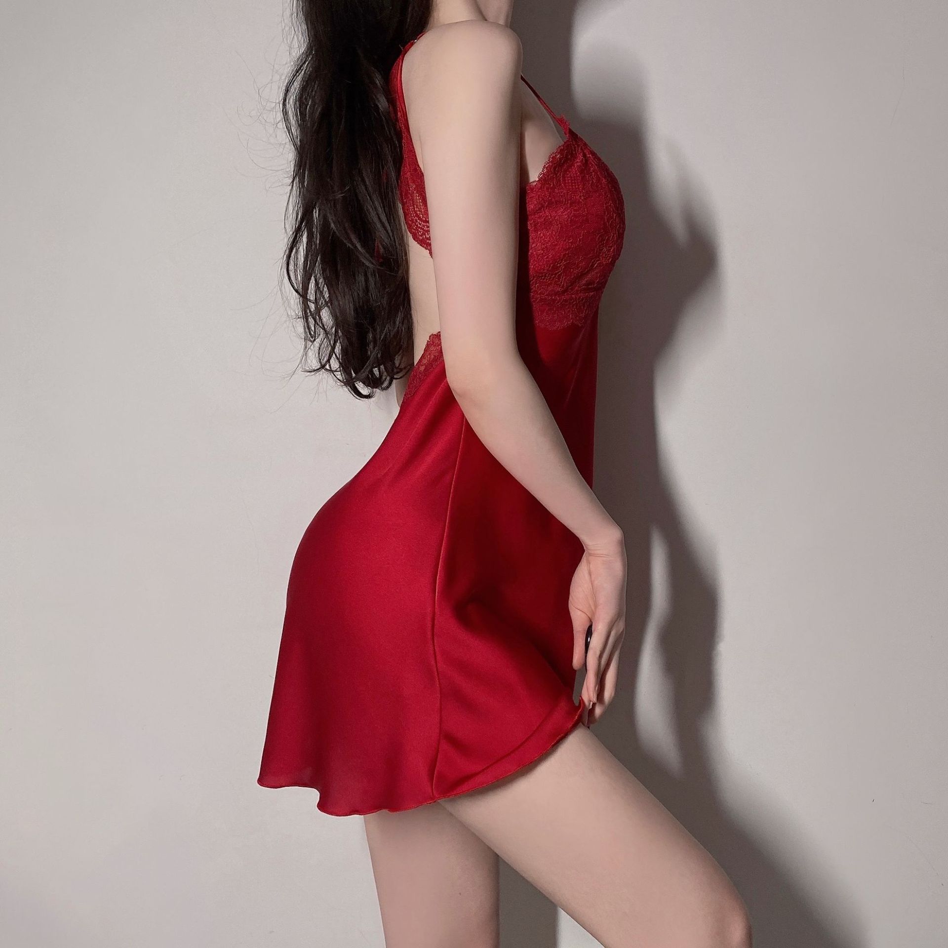 Women's Spring And Summer Sling Nightgown